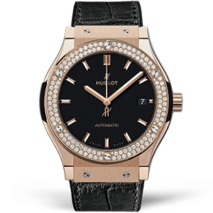 Копия часов Hublot Classic Fusion King Gold Diamonds 45mm 511.OX.1181.LR.1104 Арт.HB-0956