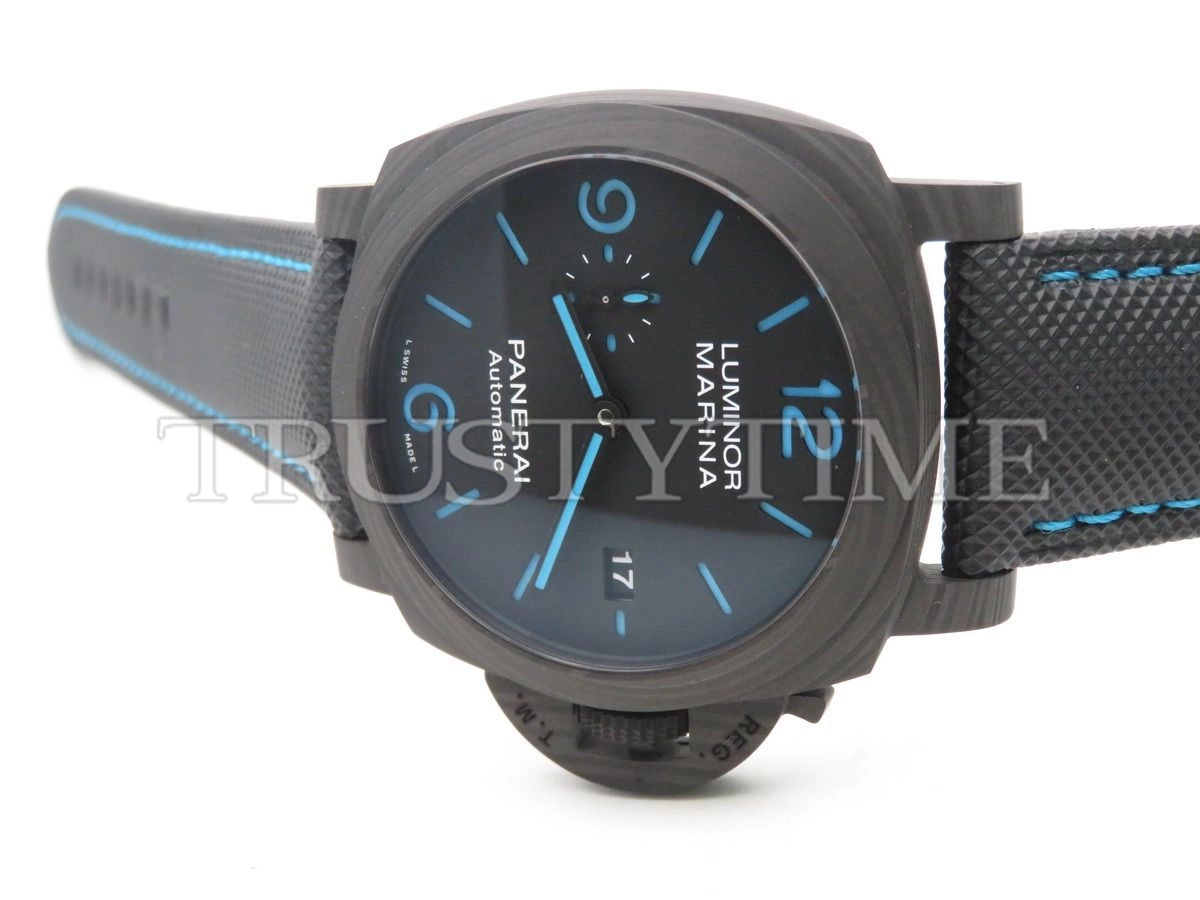 Копия часов Panerai Luminor 1950 3 Days Automatic Carbotech 44mm PAM01661 Арт.PN-0735