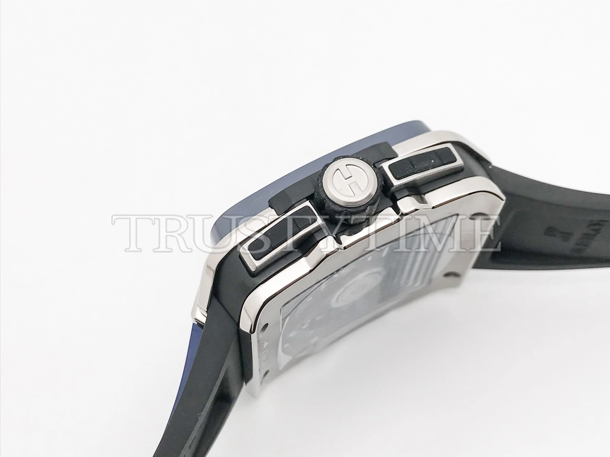 Копия часов Hublot Square Bang Unico Titanium Blue Ceramic 821.NL.5170.RX Арт.HB-1282