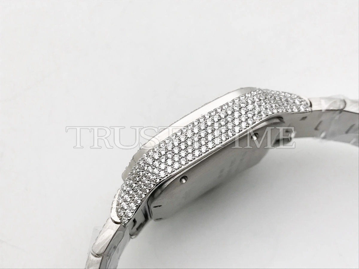 Копия часов Cartier Santos De Cartier 40 WSSA0018 Diamonds Арт.CR-0930