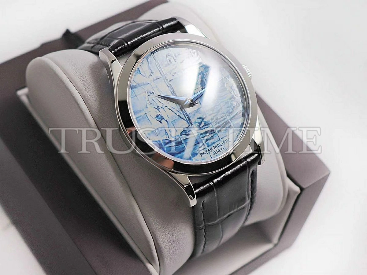 Копия часов Patek Philippe Calatrava Azulejos 38,5mm 5089G-062 Арт.PP-0763
