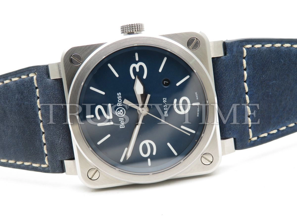 Копия часов Bell & Ross BR 03-92 Blue Steel BR0392-BLU-ST/SCA Арт.BR-0198