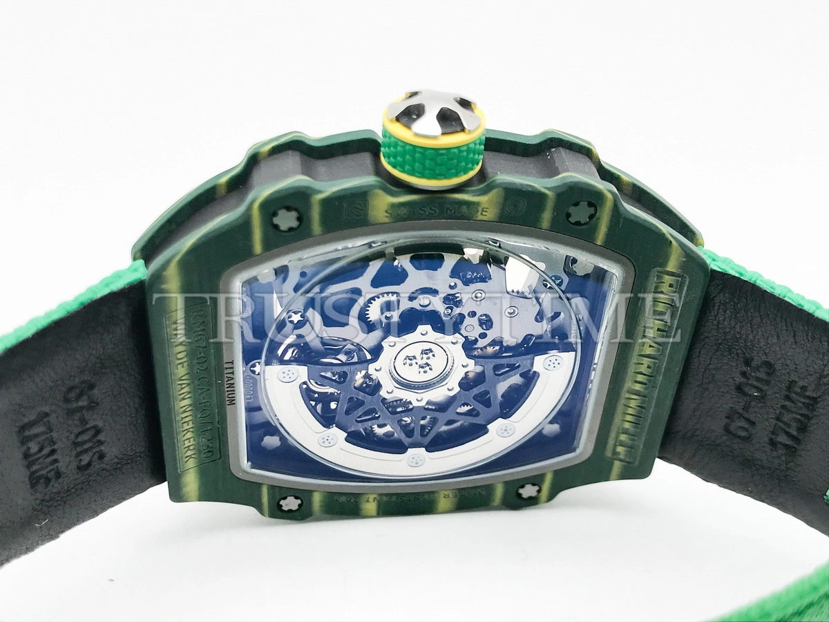 Копия часов Richard Mille RM67-02 Wayde Van Niekerk Green Арт.RM-0611