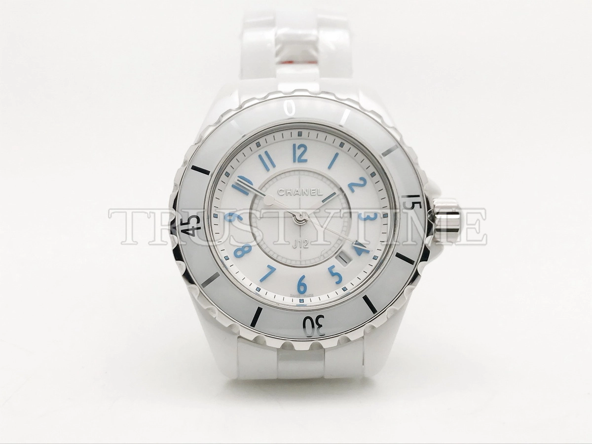 Копия часов Chanel J-12 White Blue Light 33 H3826 Арт.CN-0292