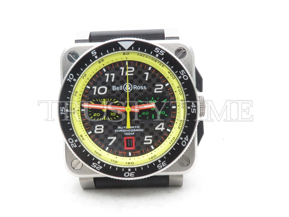 Копия часов Bell & Ross BR 03-94 Chronograph R.S.19 BR0394-RS19/SRB Арт.BR-0285
