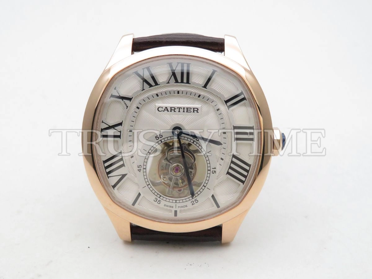 Копия часов Cartier Drive de Cartier Flying Tourbillon 41 W4100013 Арт.CR-0741