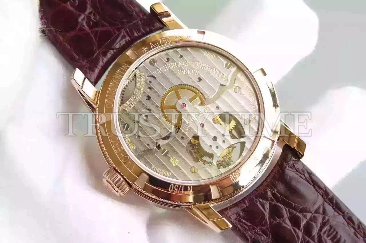 Копия часов Vacheron Constantin Traditionnelle Tourbillon 42mm 89000/000R-9655 Арт.VC-0400