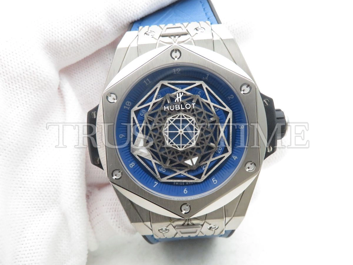Копия часов Hublot Big Bang Sang Bleu 45mm 415.NX.7179.VR.MXM18 Арт.HB-0553