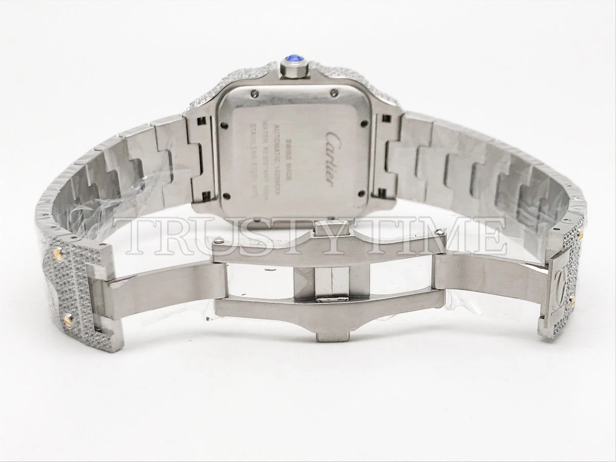 Копия часов Cartier Santos De Cartier 40 W2SA0009 Diamonds Арт.CR-0939