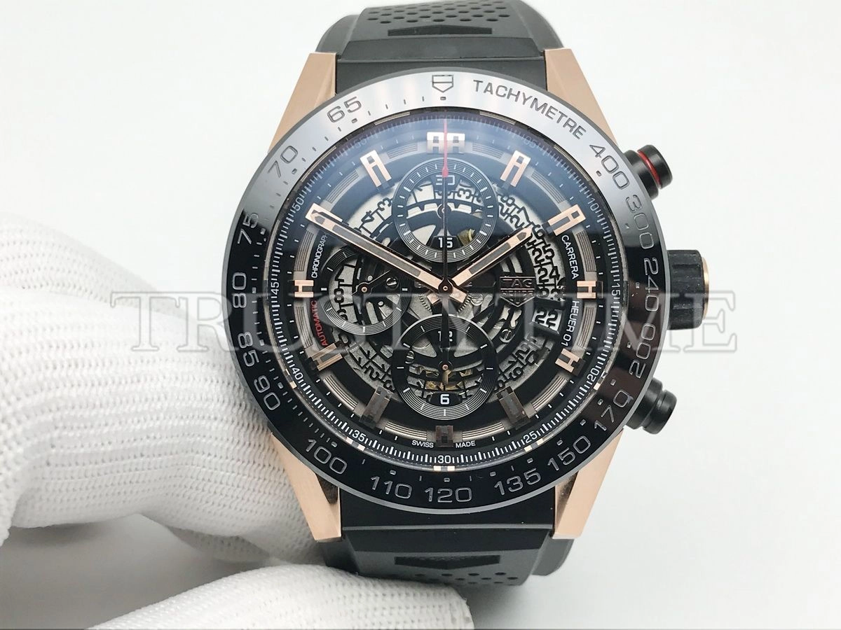 Копия часов Tag Heuer Carrera Calibre HEUER 01 45mm CAR2A5A.FT6044 Арт.TG-0563
