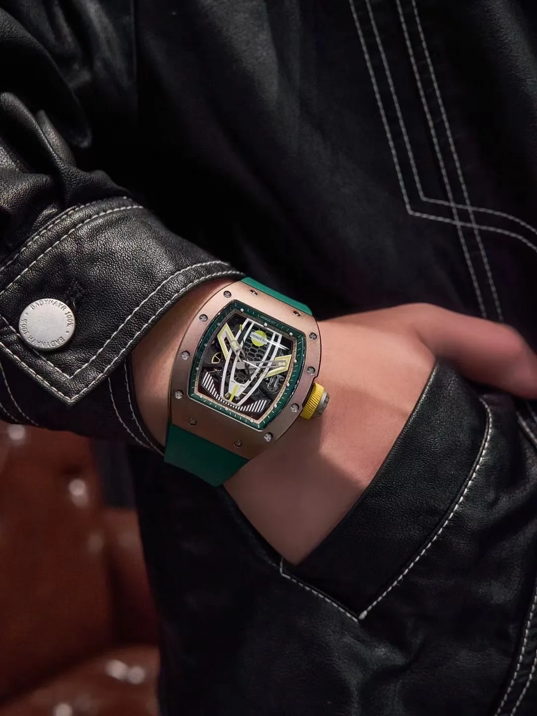 Копия часов CronusArt Carbon Watch CM09-007 Арт.CA-0424