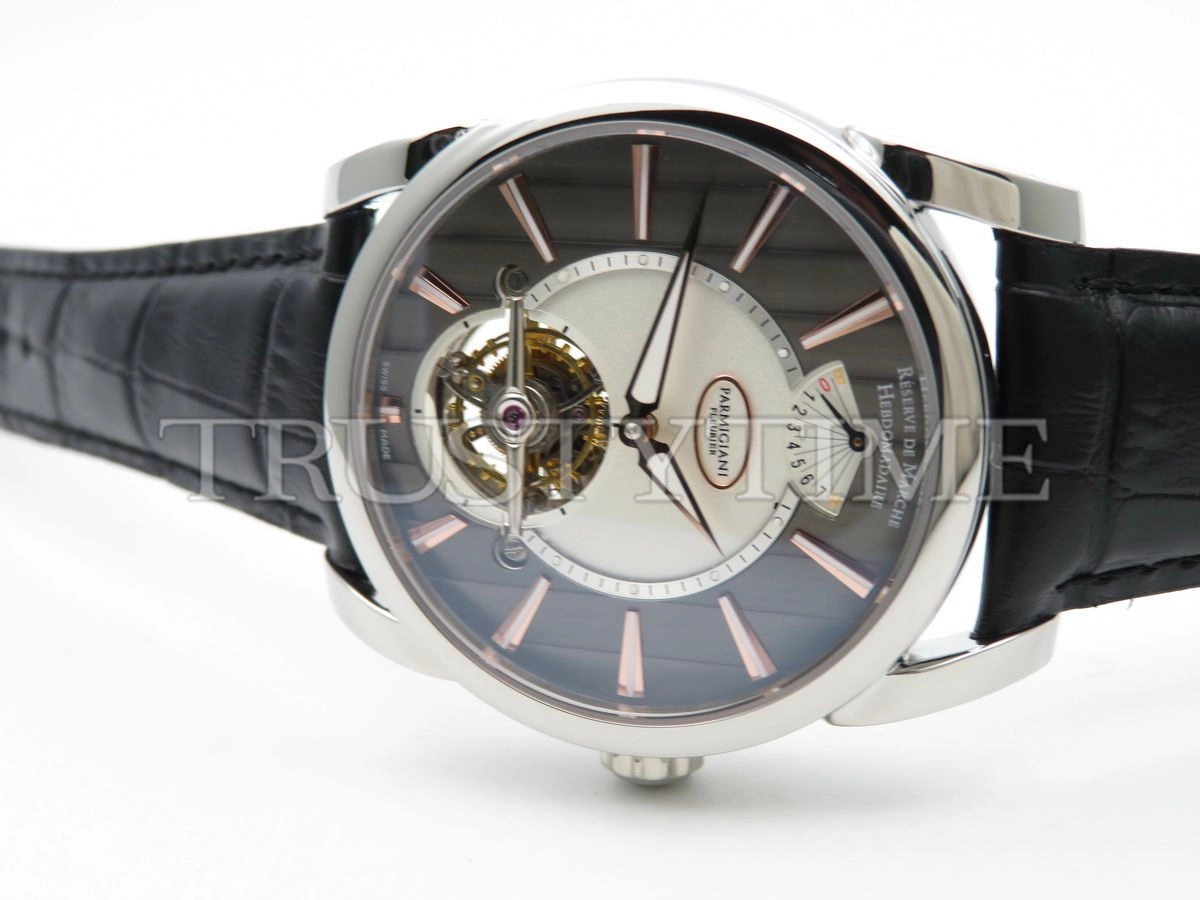 Копия часов Parmigiani Fleurier Tonda Tourbillon Platinum Slate PFH251-2000200-HA1441