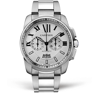 Копия часов Cartier Calibre de Cartier Chronograph 42 W7100045 Арт.CR-0838