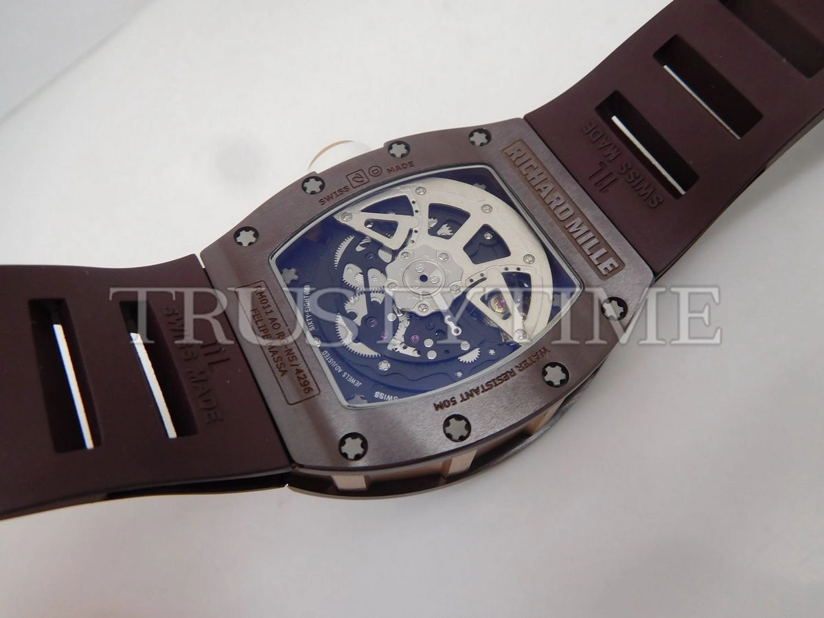 Копия часов Richard Mille RM011-03 Felipe Massa Skeleton