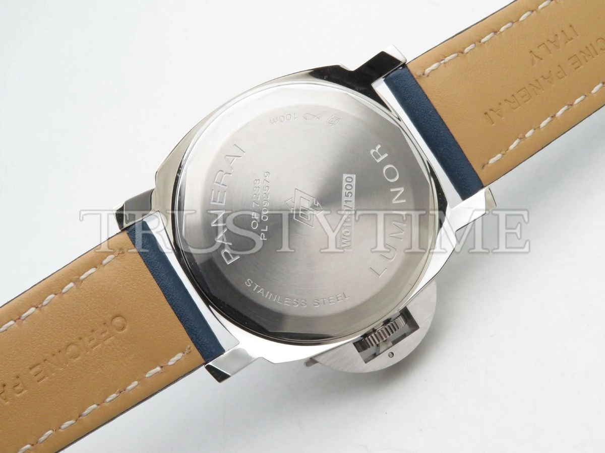 Копия часов Panerai Luminor Marina Logo Blu Mare 44mm PAM01085 Арт.PN-0814