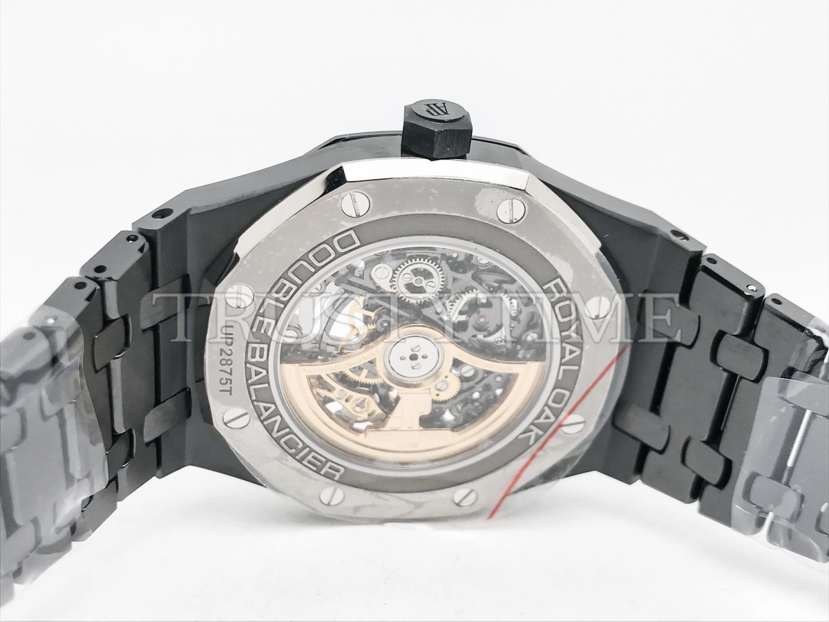 Копия часов Audemars Piguet Royal Oak Double Balance Wheel Black Ceramic 15416CE.OO.1225CE.01 Арт.AP-1192