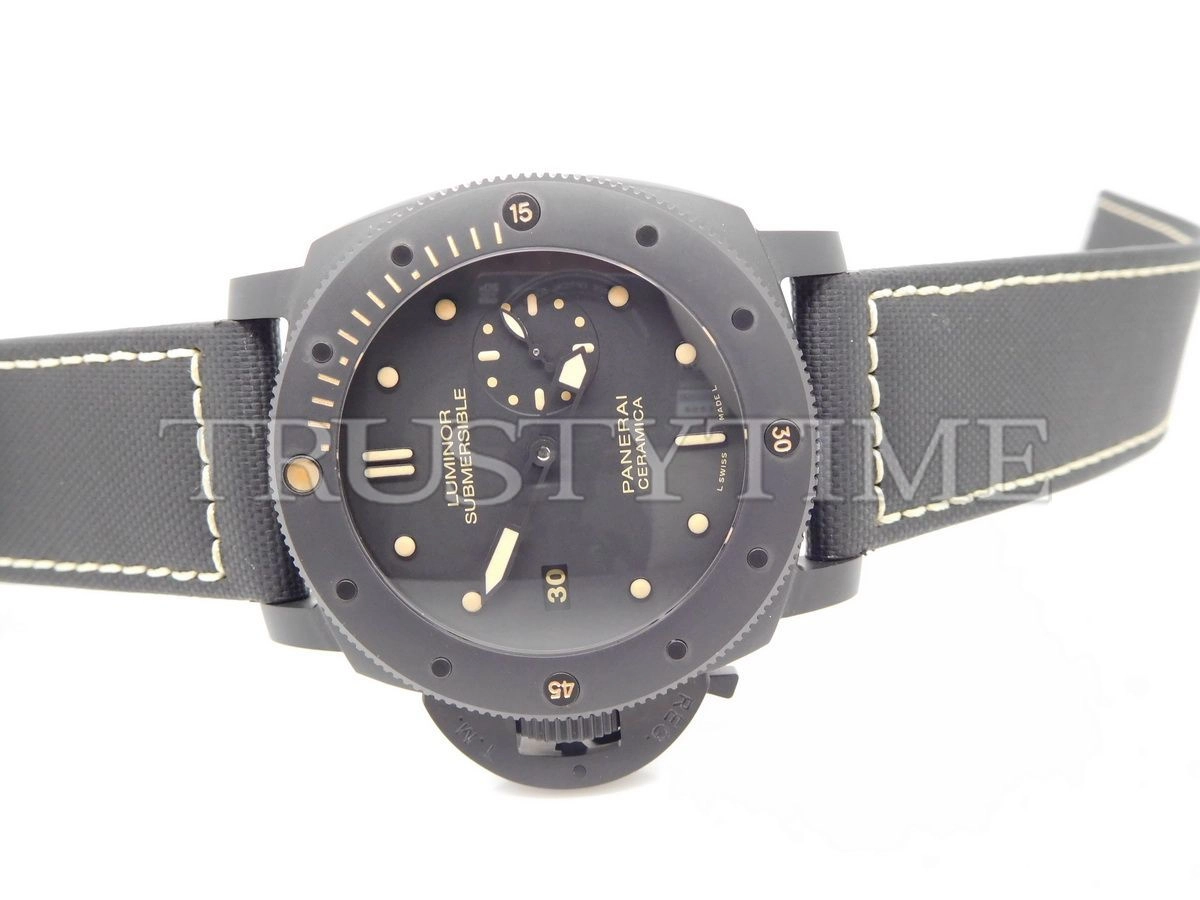 Копия часов Panerai Luminor Submersible 1950 Left-Handed 3 Days Automatic Ceramica 47mm PAM00607 Арт.PN-0782