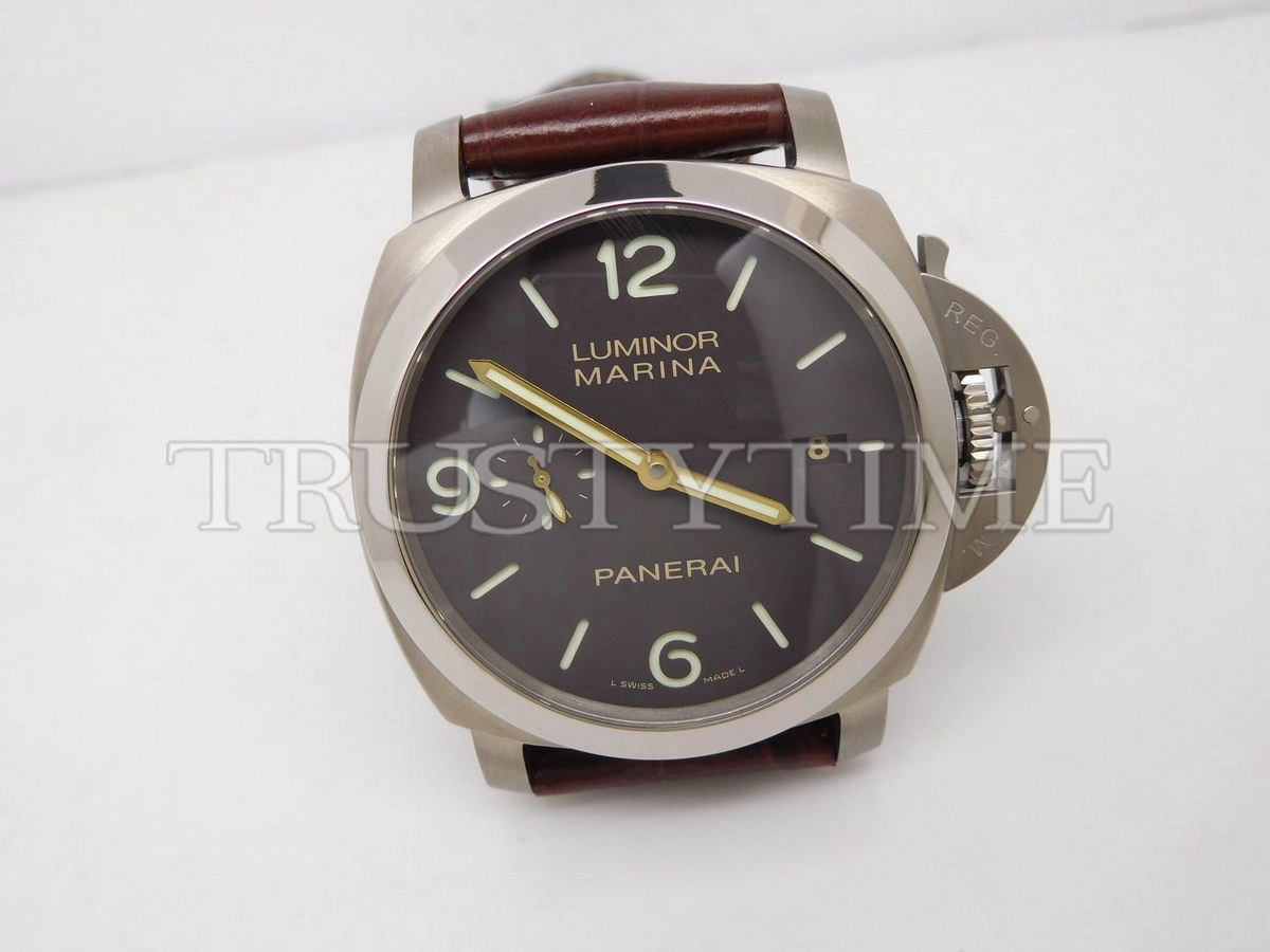 Копия часов Panerai Luminor 1950 Marina 3 Days Automatic Titanio 44mm PAM00351 Арт.PN-0728