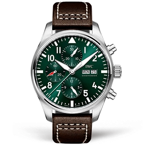 Копия часов IWC Pilot's Watch Chronograph Edition Racing Green 43mm IW377726 Арт.IW-0550