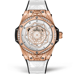 Копия часов Hublot Big Bang Sang Bleu One Click 39mm 465.OS.2028.VR.1204 Арт.HB-1075