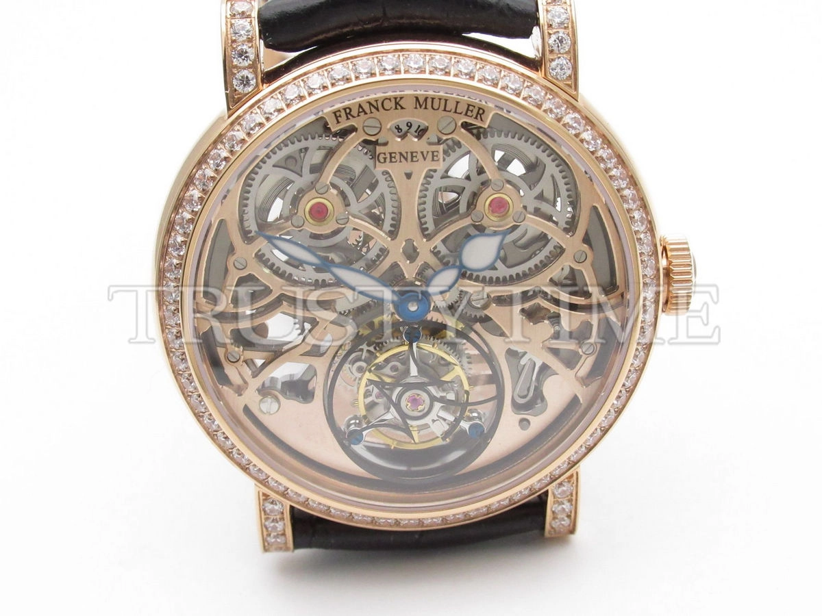 Копия часов Franck Muller Cintree Curvex Giga Tourbillon 7048-T-G-SQT-BR-D Арт.FM-0556
