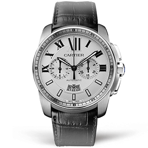 Копия часов Cartier Calibre de Cartier Chronograph 42 W7100046 Арт.CR-0839