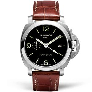 Копия часов Panerai Luminor 1950 3 Days GMT Automatic Acciaio 44mm PAM00320 Арт.PN-0708