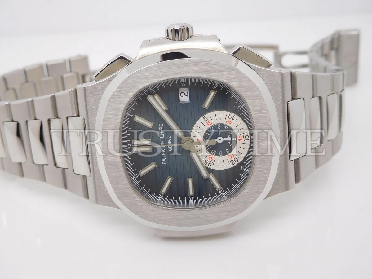 Копия часов Patek Philippe Nautilus Chronograph 40,5mm 5980/1A-001 Арт.PP-0573