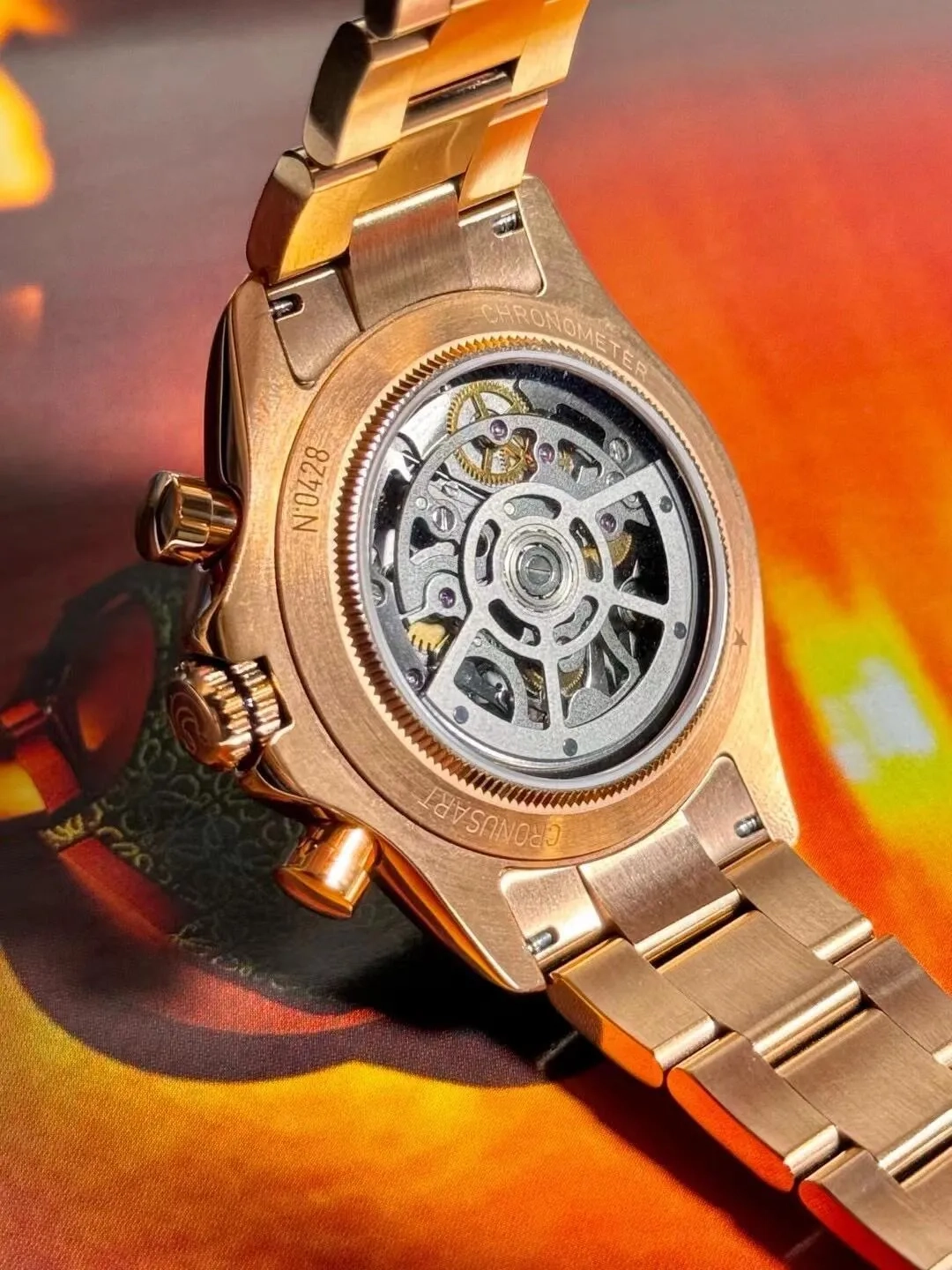 Копия часов CronusArt Stinless Steel Watch CM015-012 Арт.CA-0444