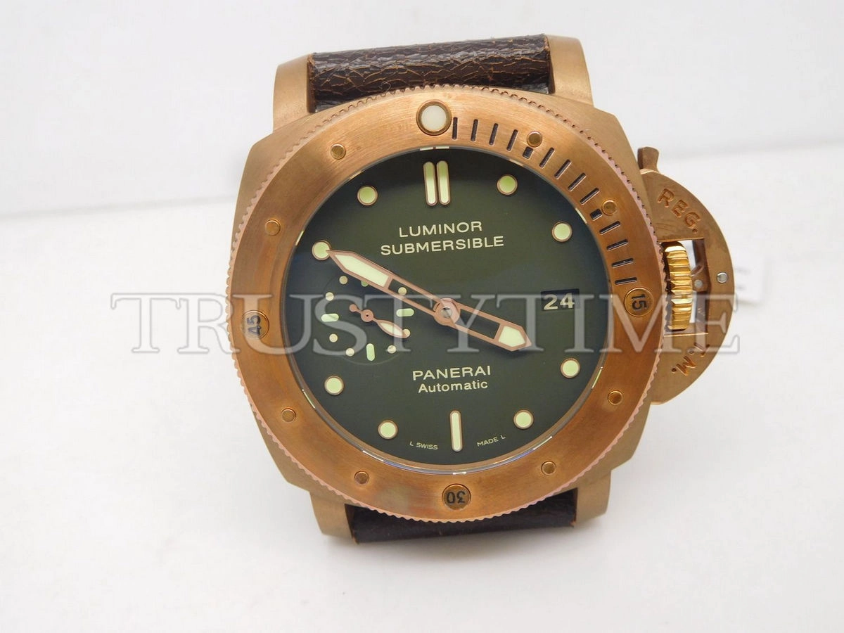 Копия часов Panerai Luminor Submersible 1950 3 Days Automatic Bronzo 47mm PAM00382 Арт.PN-0772