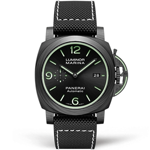 Копия часов Panerai Luminor 1950 3 Days Carbotech 44mm PAM01118 Арт.PN-0784