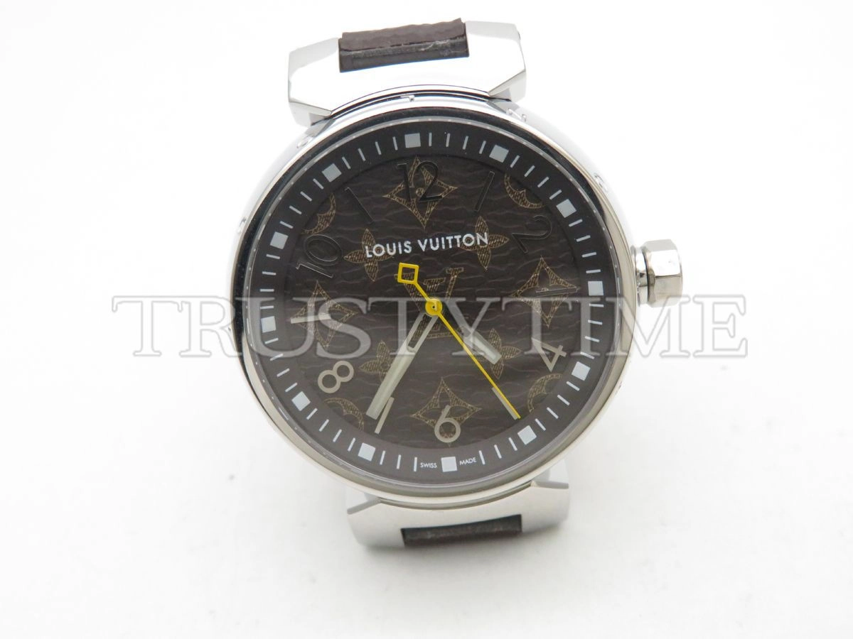 Копия часов Louis Vuitton Tambour Monogram 39mm QBBB97 Арт.LV-02535