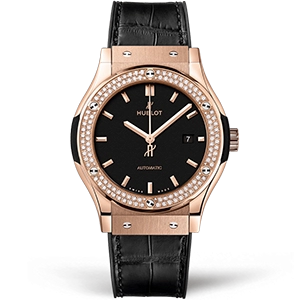 Копия часов Hublot Classic Fusion King Gold Diamonds 42mm 542.OX.1181.LR.1104 Арт.HB-0586