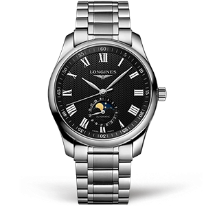 Копия часов Longines Master Collection Moonphase 40mm L2.909.4.51.6 Арт.LN-0317