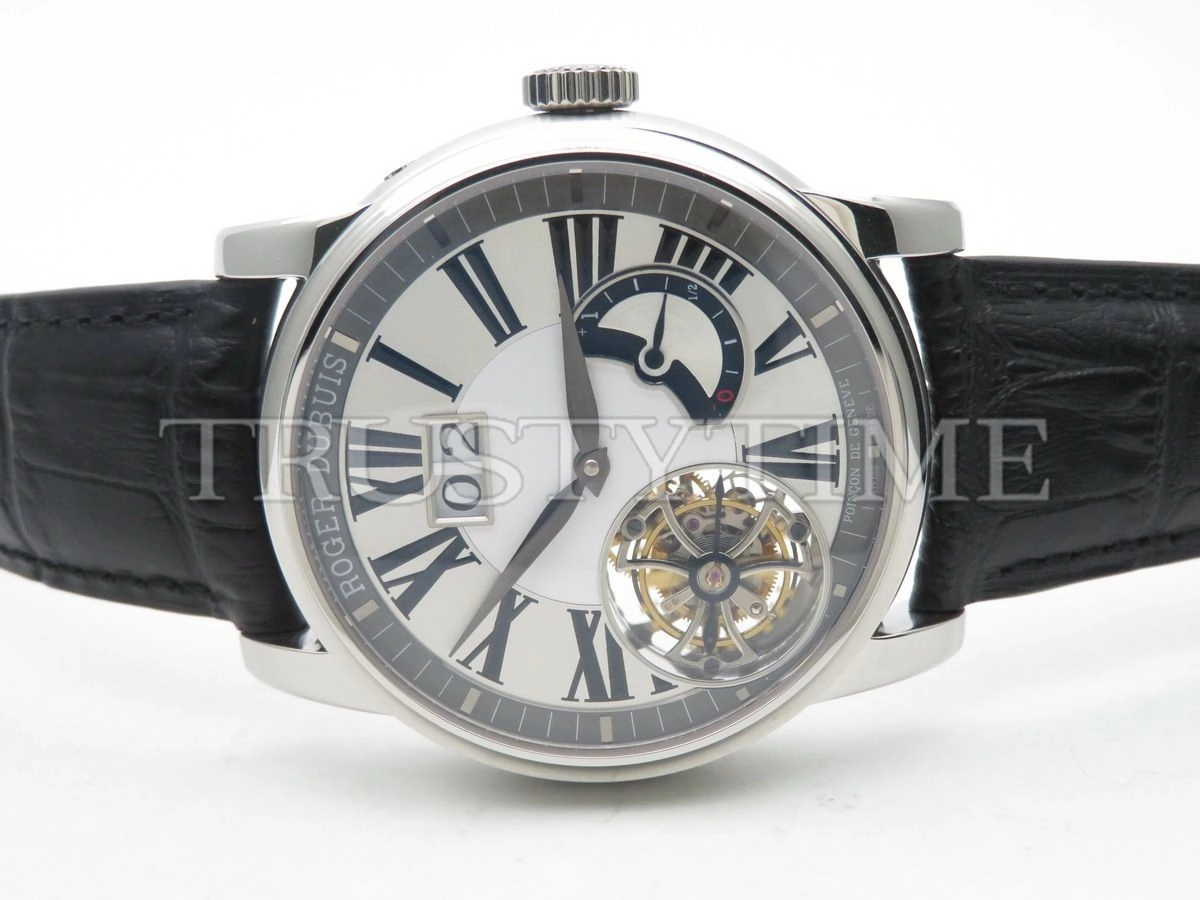 Копия часов Roger Dubuis Hommage Flying Tourbillon With Large Date 45mm RDDBHO0578 Арт.RG-0432