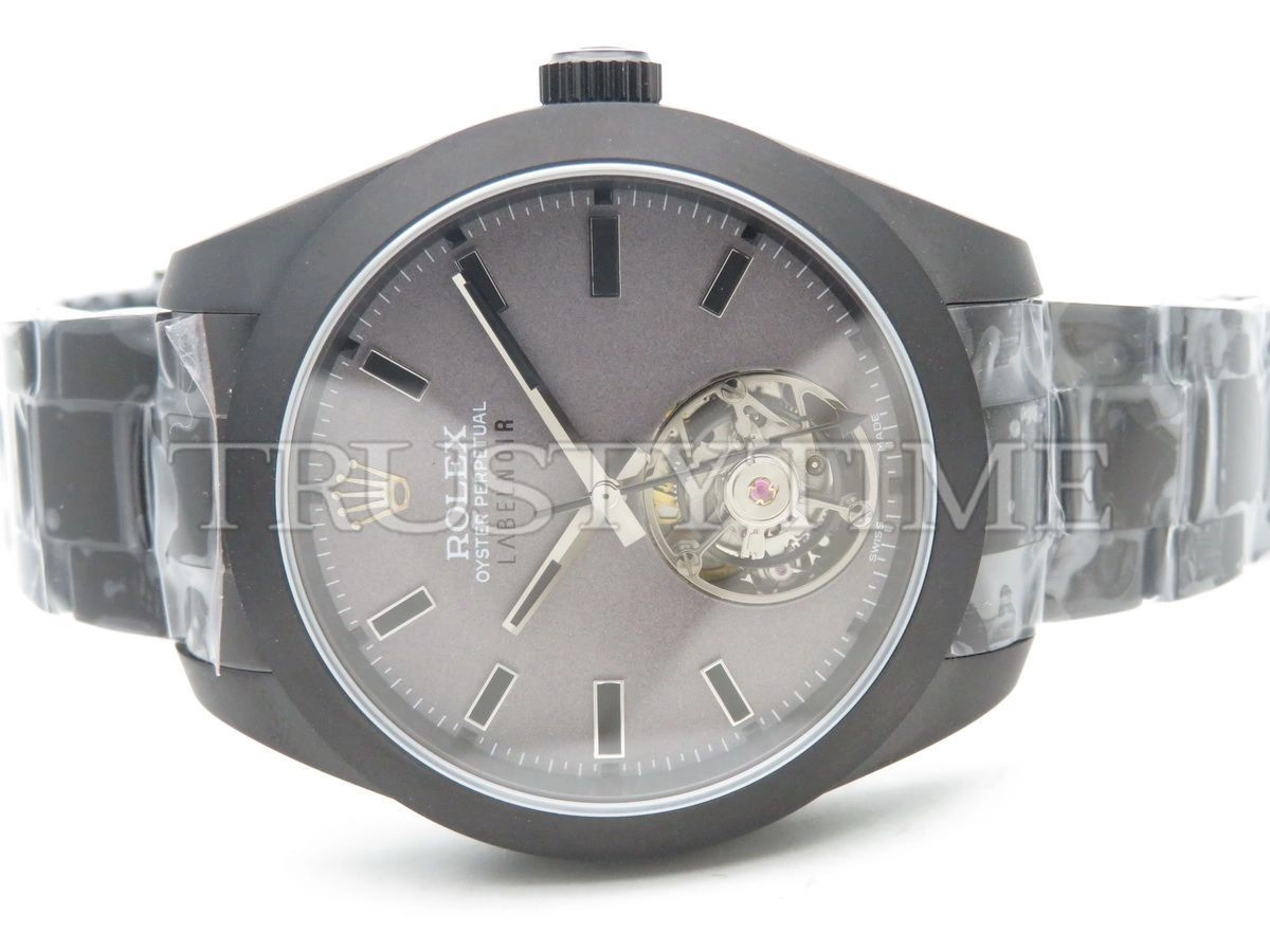 Копия часов Rolex Milgauss Label Noir Tourbillon 43mm Арт.RX-1411