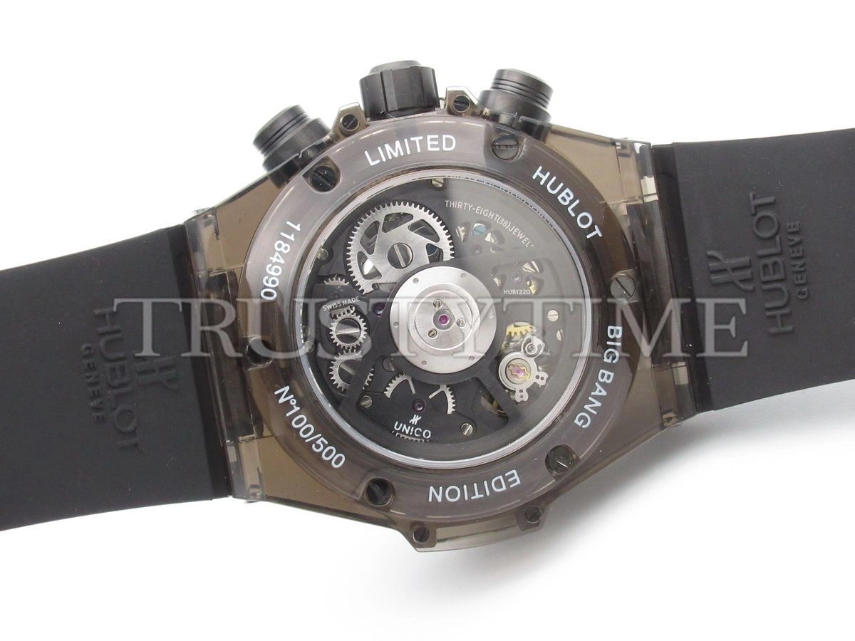 Копия часов Hublot Big Bang Unico All Black Sapphire 45mm 411.JB.4901.RT Арт.HB-0435