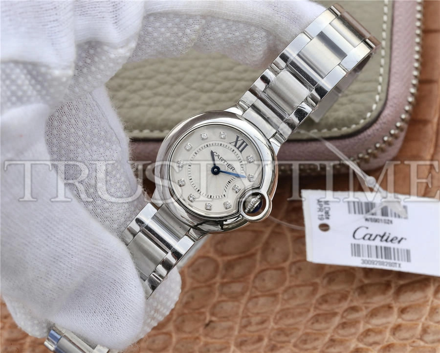 Копия часов Cartier Ballon Bleu 28 WE902073 Арт.CR-0847