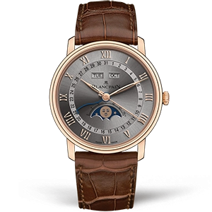 Копия часов Blancpain Villeret Moonphase 6654-3613-55B Арт.BP-0327