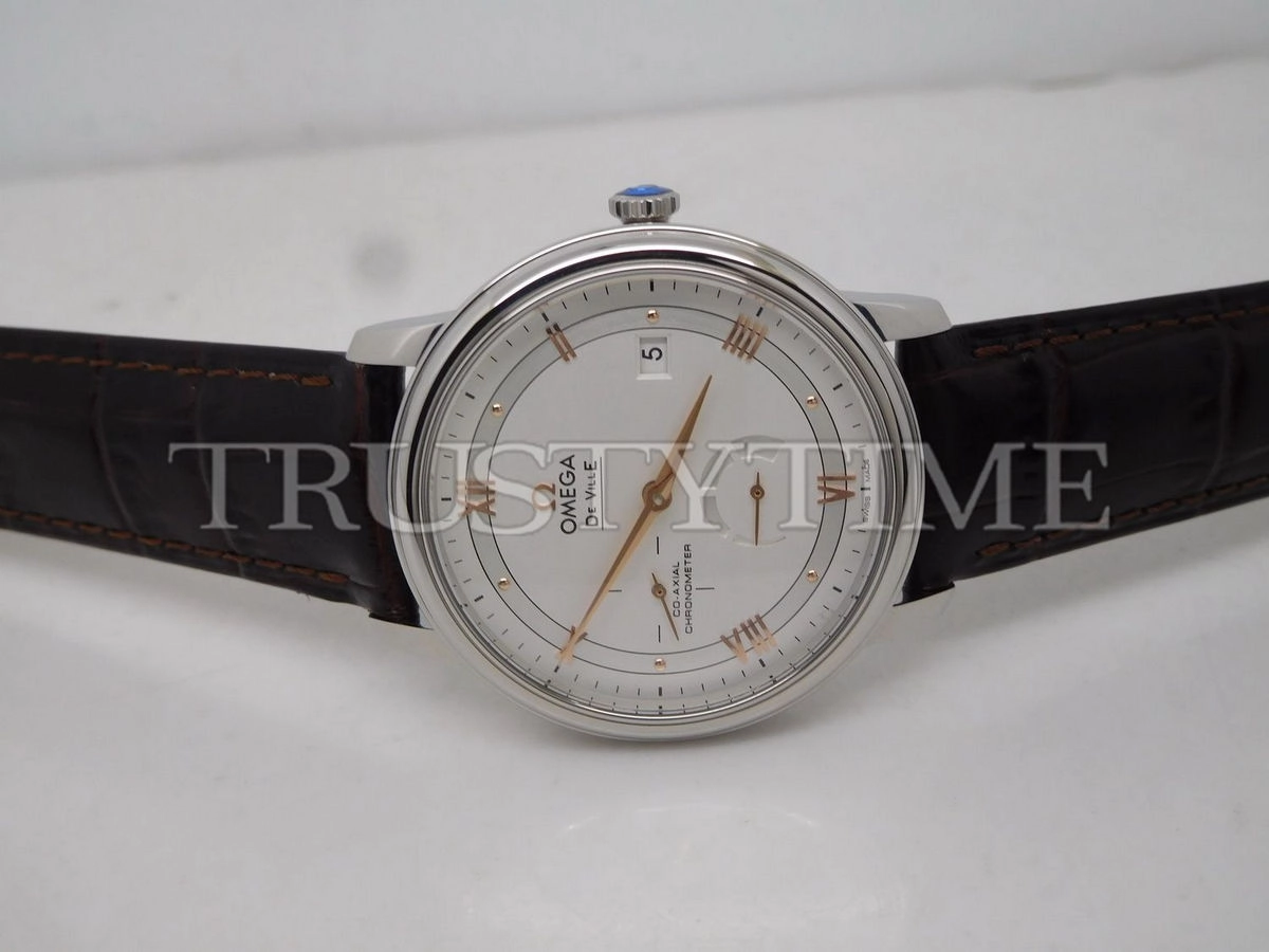 Копия часов Omega De Ville Prestige Co‑Axial Chronometer Power Reserve 39mm 424.13.40.21.02.002 Арт.OM-0508