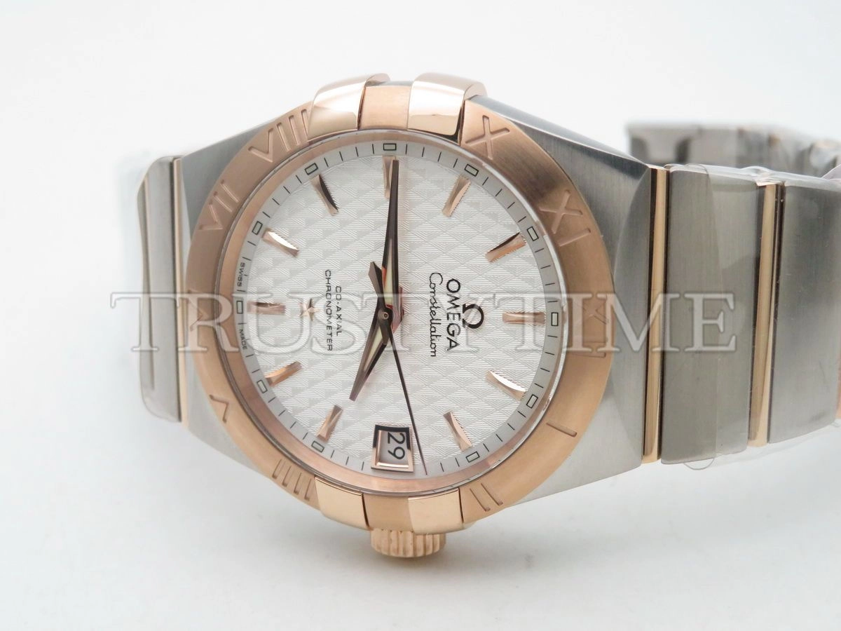 Копия часов Omega Constellation Co-Axial Chronometer 38mm 123.20.38.21.02.008 Арт.OM-0452