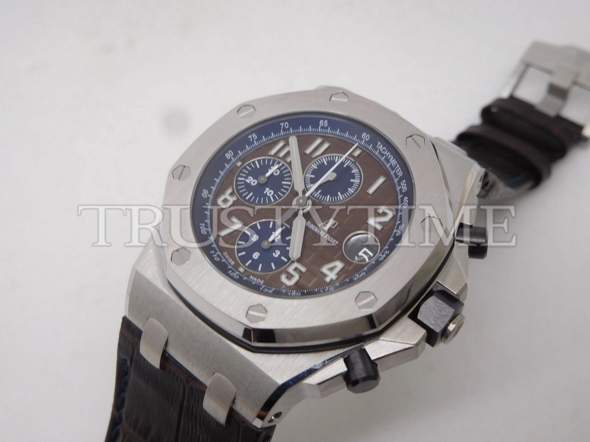 Копия часов Audemars Piguet Royal Oak Offshore Chronograph Havana Brown SIHH 2018 26470ST.OO.A099CR.01 Арт.AP-0841