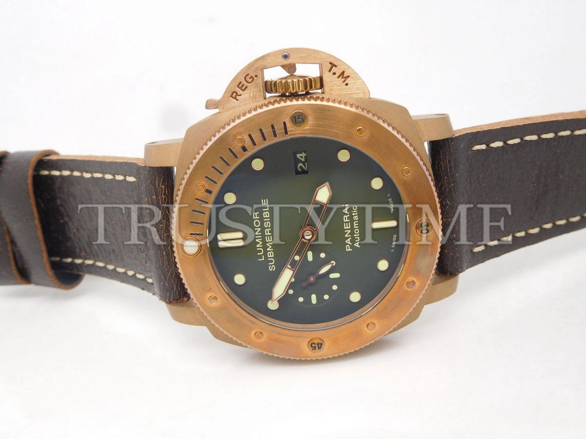 Копия часов Panerai Luminor Submersible 1950 3 Days Automatic Bronzo 47mm PAM00382 Арт.PN-0772