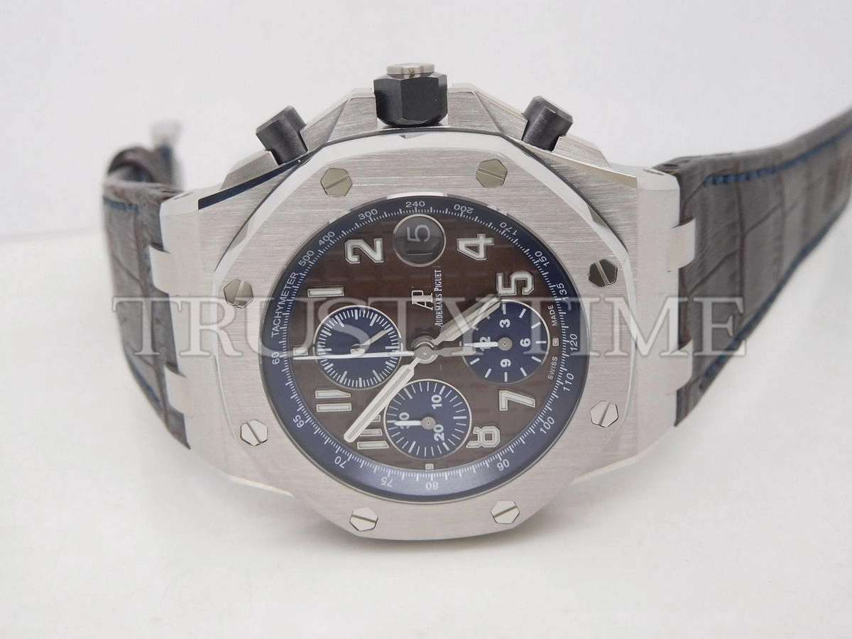 Копия часов Audemars Piguet Royal Oak Offshore Chronograph Havana Brown SIHH 2018 26470ST.OO.A099CR.01 Арт.AP-0841