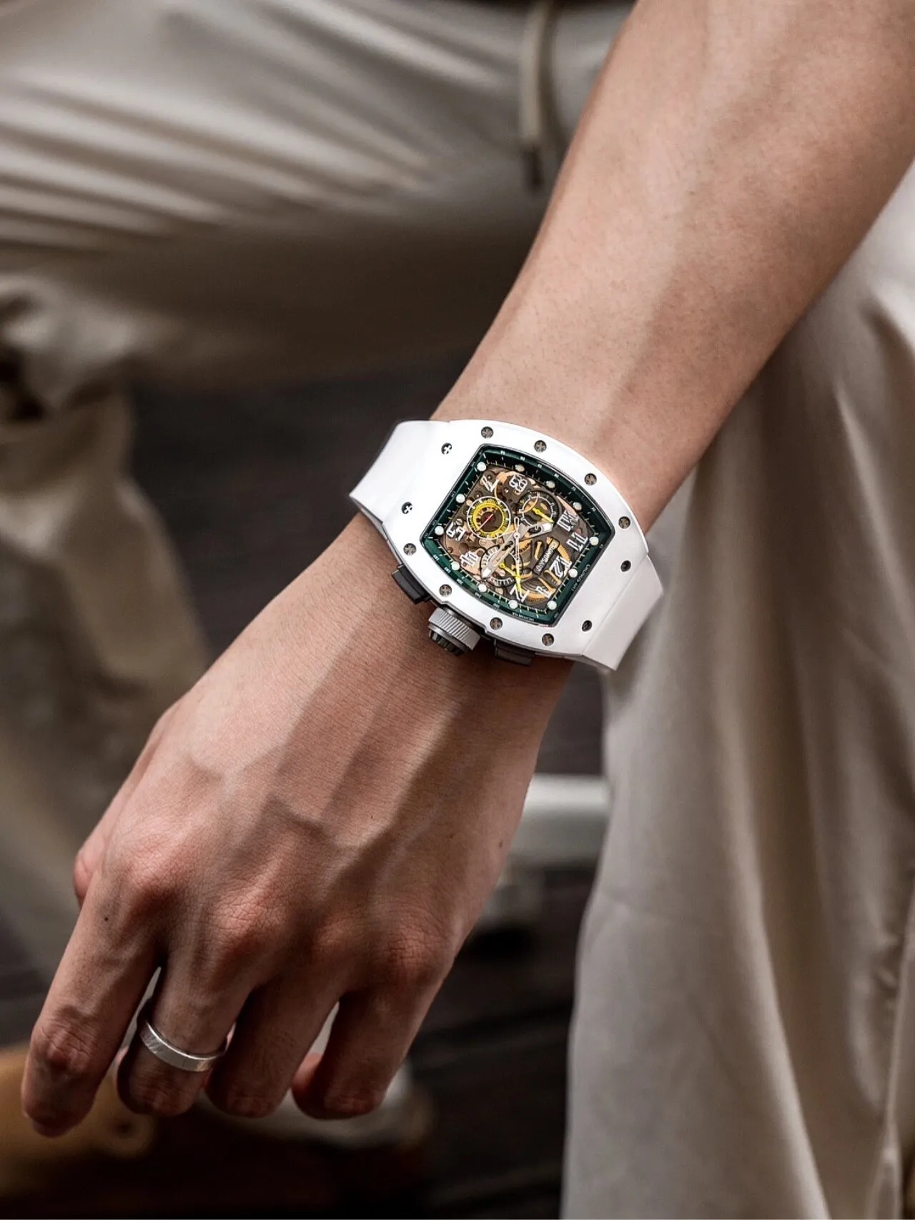 Копия часов CronusArt Carbon Watch CM09-013 Арт.CA-0427