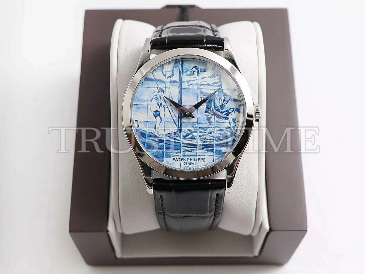 Копия часов Patek Philippe Calatrava Azulejos 38,5mm 5089G-062 Арт.PP-0763