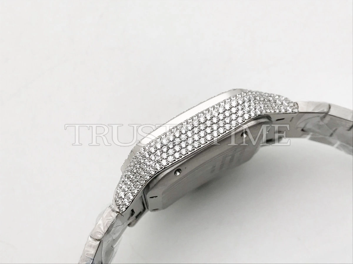 Копия часов Cartier Santos De Cartier 40 WSSA0018 Diamonds Арт.CR-0931