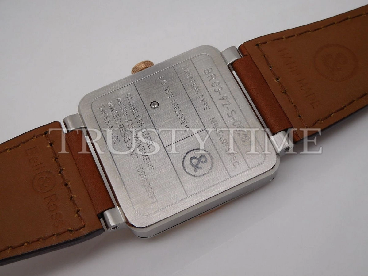 Копия часов Bell & Ross BR 03 Steel & Rose Gold BR0392-ST-PG/SCA Арт.BR-0246