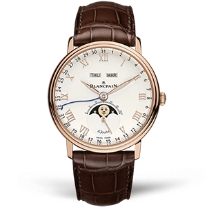 Копия часов Blancpain Villeret Quantième Complet 6654-3642-55B Арт.BP-0269