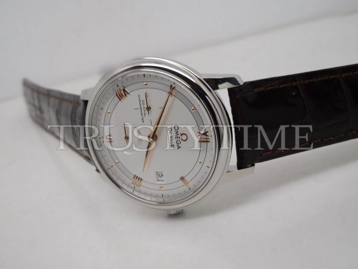Копия часов Omega De Ville Prestige Co‑Axial Chronometer Power Reserve 39mm 424.13.40.21.02.002 Арт.OM-0508